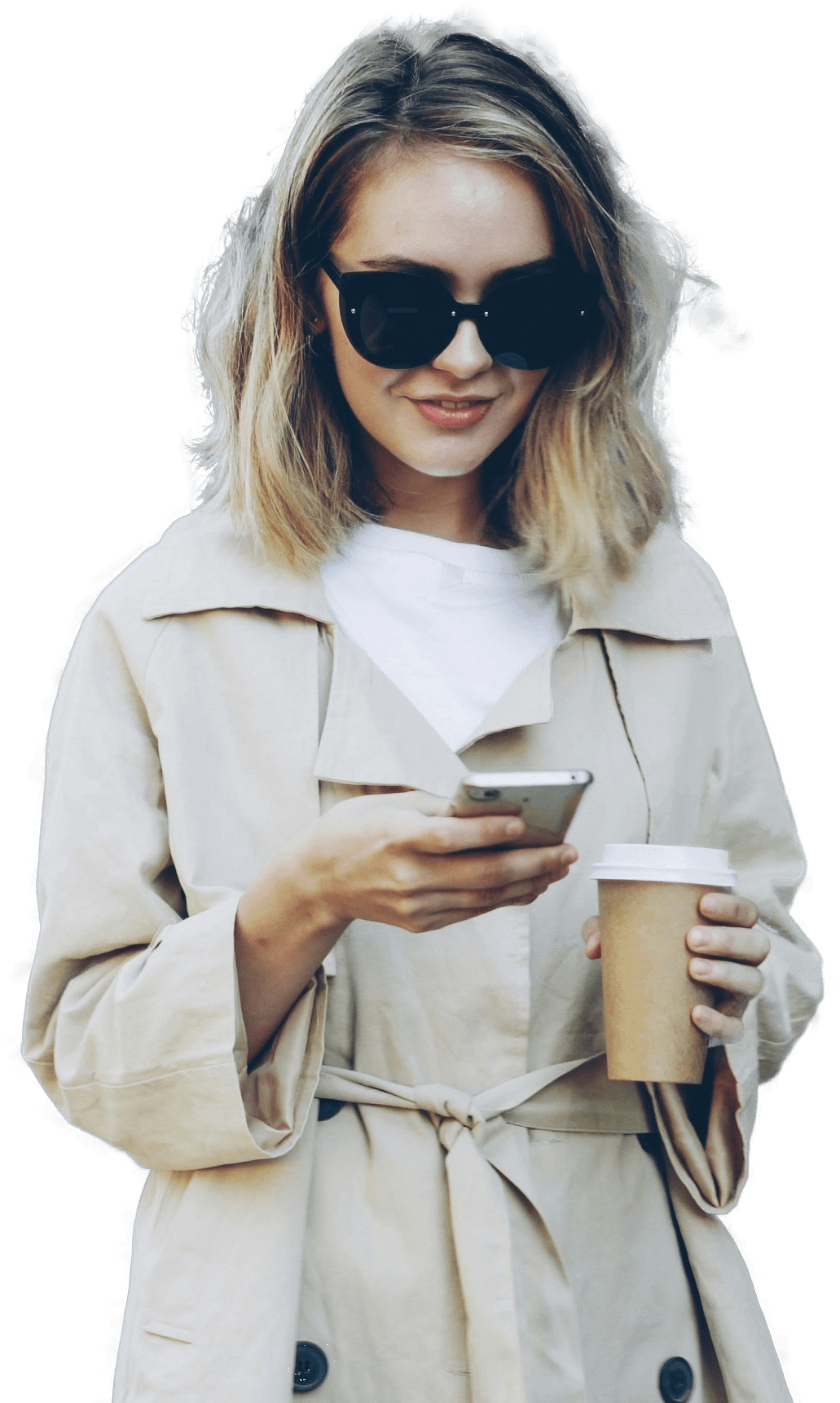 BLUS - Cliente feliz sumando puntos